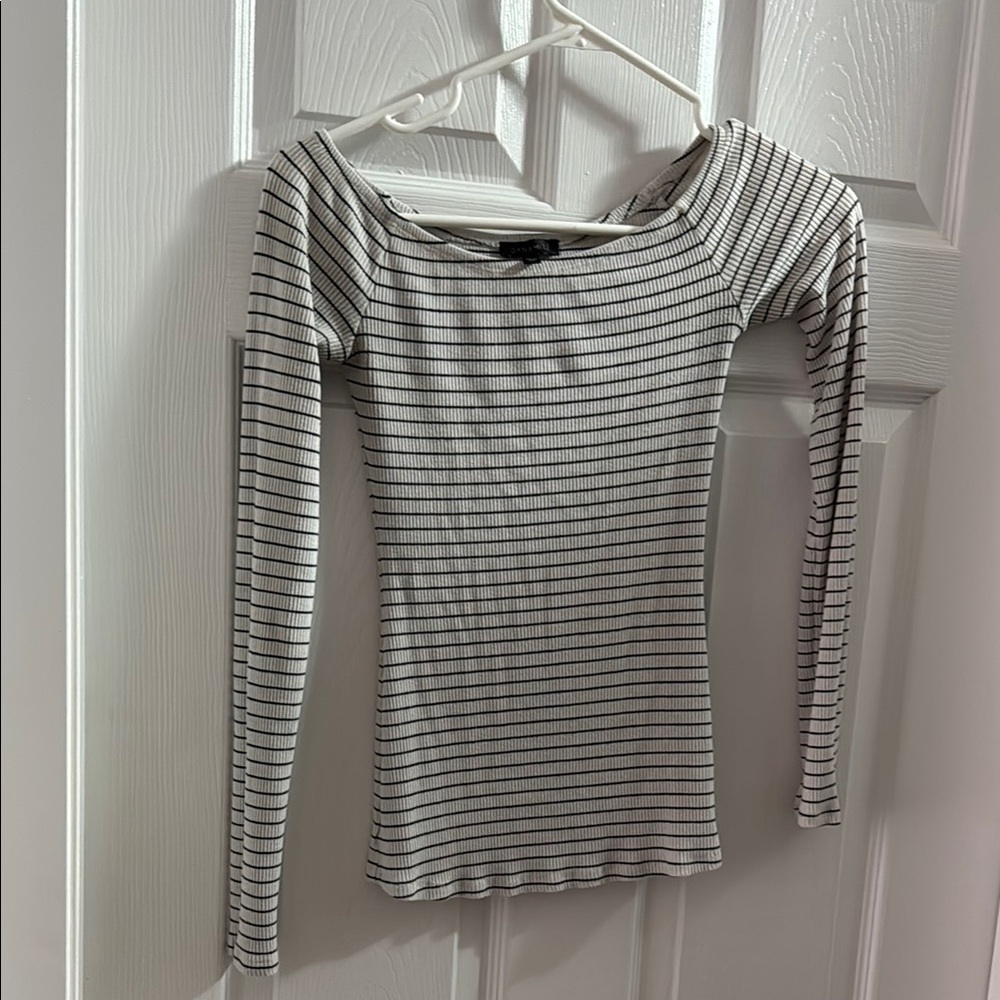 Striped Long Sleeve Top Dynamite XS